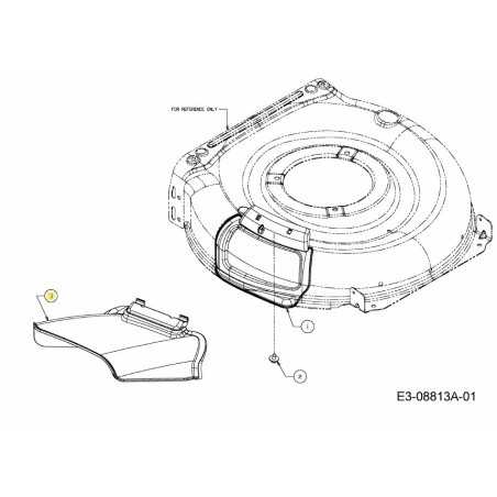 SCARICO LATERALE CON SCIVOLO 21" 731-07486 ORIGINALE MTD | NewgardenParts.com