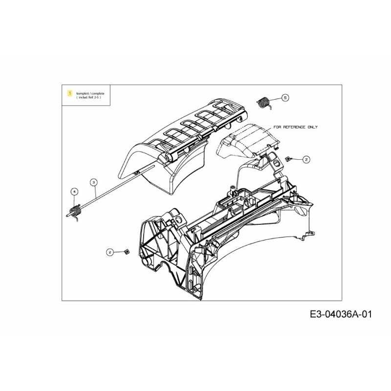 BAFFLE REAR 631-05164 ORIGINAL MTD