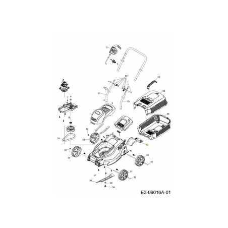 DEFLETTORE POSTERIORE 092.61.441 ORIGINALE MTD | NewgardenParts.com
