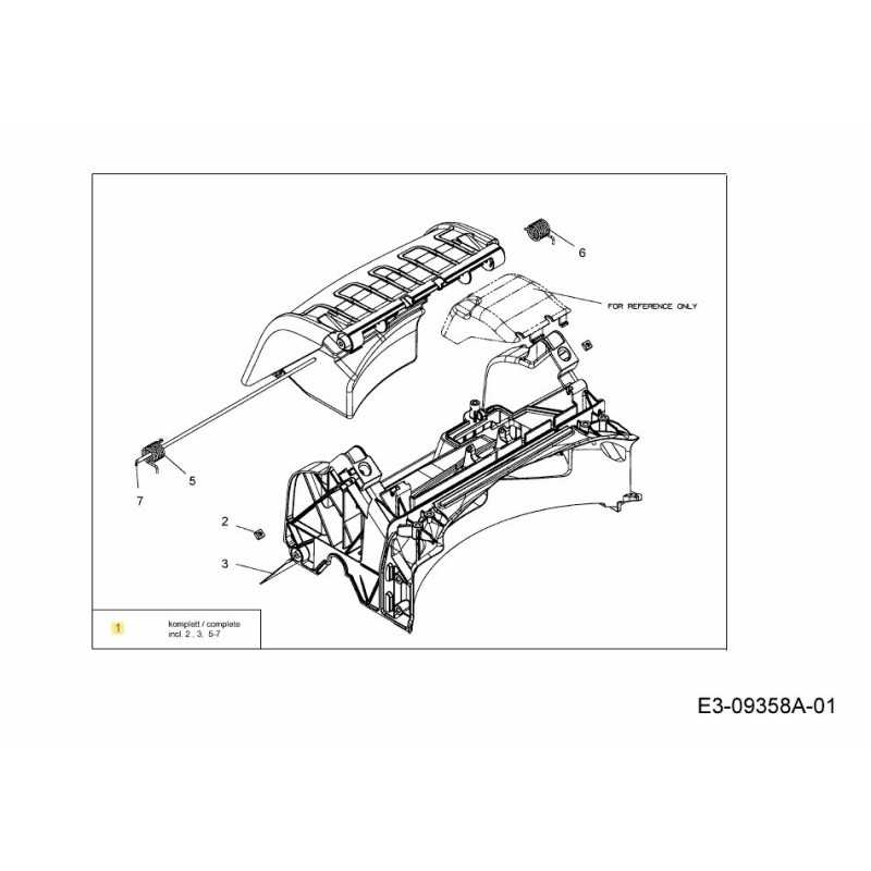 DEFLETTORE POSTERIORE 631-04553A ORIGINALE MTD