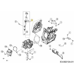 VARILLA DE MEDICIÓN DE ACEITE 651-06055 ORIGINAL MTD | NewgardenParts.com