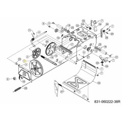 CONJ. DE DISCO: RUEDA: FRICCIÓN 656-04055A ORIGINAL MTD | NewgardenParts.com