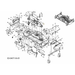 POULIE-ENTRAÎNEMENT DE PLATEAU 756-1209 ORIGINAL MTD | NewgardenParts.com