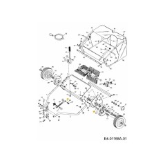 Abstandsschalter-Umschalttaste AF-23400 Original MTD
