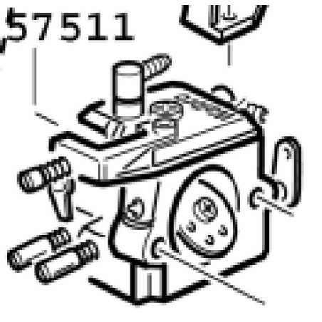 BG45 BG50 CHAINSAW CARBURETOR ORIGINAL AMA 57511 | NewgardenParts.com