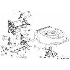 SPCER SPINA INGRANAGGIO 731-10110 ORIGINALE MTD | NewgardenParts.com