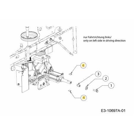 400 series hydraulic snow chains 783-1163 ORIGINAL MTD | NewgardenParts.com