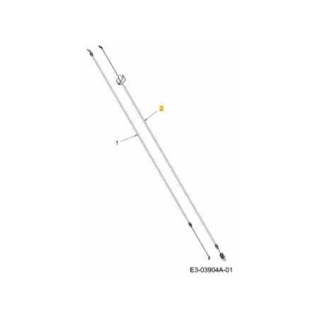 Antriebskabel 746-04464 Original MTD | NewgardenParts.com