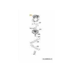 Elektromotor: 1200 W: YAT: 34/37 Neue Leiterplatte 624-04033A Original MTD