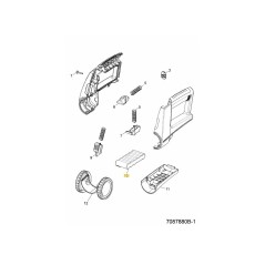 BATTERIA AGLI IONI DI LITIO 7086918 ORIGINALE MTD | NewgardenParts.com