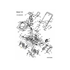 Schneckenförderer komplett 21" 684-04027A Original montiert | NewgardenParts.com