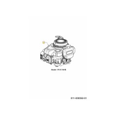 MOTOR: ZS: 132 cc: VS EU 752Z1R61NHB ORIGINAL MTD | NewgardenParts.com