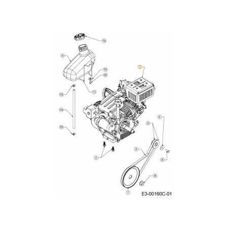 MOTOR:ZS:137cc:SNOW:SNGLE OHV 752Z163-JW ORIGINAL MTD | NewgardenParts.com