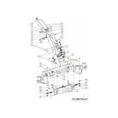 VITE A TESTA ESAGONALE 1/2-20X2,25 710-06059 ORIGINALE MTD | NewgardenParts.com
