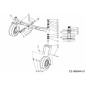 Sechskantschraube 710-05394A Original MTD
