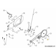 VITE A TESTA ESAGONALE 1/4-28X5/8 710-0513A ORIGINALE MTD | NewgardenParts.com