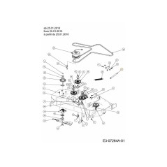TENSIONE DEL FRENO A MOLLA 02002629 ORIGINALE MTD | NewgardenParts.com
