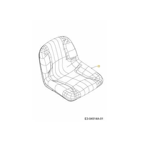 SEAT:HIGH BACK:BLACK 757-04086 ORIGINAL MTD | NewgardenParts.com