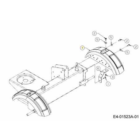 PARTIDOR DE LEÑA PARA GUARDABARROS 731-2499A ORIGINAL MTD | NewgardenParts.com