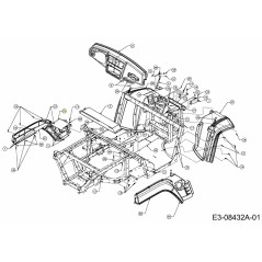 GUARDABARROS: INFERIOR IZQUIERDO TRASERO 731-05282B ORIGINAL MTD | NewgardenParts.com