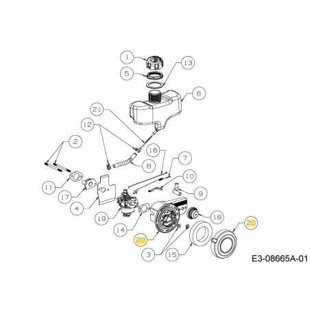 AIR CLEANER ASSY. 651-05226 ORIGINAL MTD | NewgardenParts.com