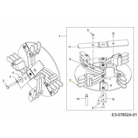 FLAIL BLADE 719-04308 ORIGINAL MTD | NewgardenParts.com