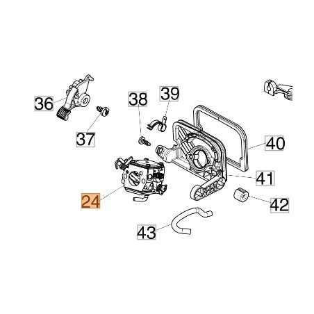 OLEOMAC GS650 GS651 models chainsaw carburettor 2318061R | NewgardenParts.com