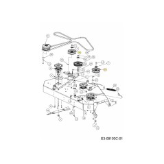 POLEA TENSORA 756-05332 ORIGINAL MTD | NewgardenParts.com