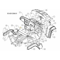 FLOOR MAT, LH 735-04068A ORIGINAL MTD