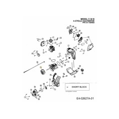 CONJUNTO DE VOLANTE 753-06221 ORIGINAL MTD | NewgardenParts.com