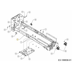 CADRE DE RECEVEUR 683-05406A-S ORIGINAL MTD
