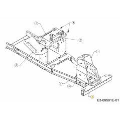 TELAIO DEL RICEVITORE 683-05401A-S ORIGINALE MTD | NewgardenParts.com