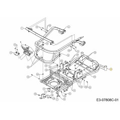 TELAIO INFERIORE 603-06039ACY ORIGINALE MTD | NewgardenParts.com