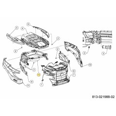 TELAIO-PLENUM/CAPPA STILE T 731-26194 ORIGINALE MTD | NewgardenParts.com