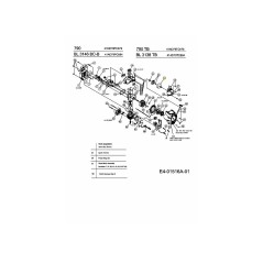 TAMBOUR D'EMBRAYAGE ENSEMBLE 791-153592 ORIGINAL MTD | NewgardenParts.com