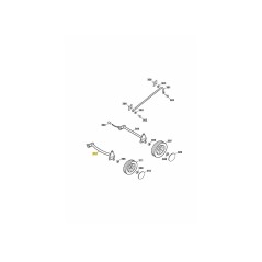 ASSALE ANTERIORE 48 CM VERNICIATO 4218037F ORIGINALE MTD | NewgardenParts.com