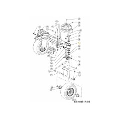 ASSALE ASM ANTERIORE 603-05275A ORIGINALE MTD | NewgardenParts.com