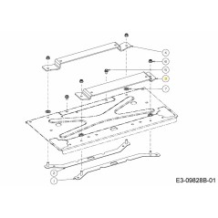 FRONT SEAT BRACKET 703-10051ACY ORIGINAL MTD