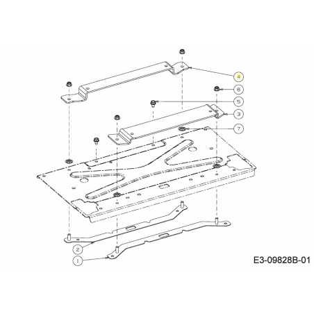 FRONT SEAT BRACKET 703-10052ACY ORIGINAL MTD | NewgardenParts.com