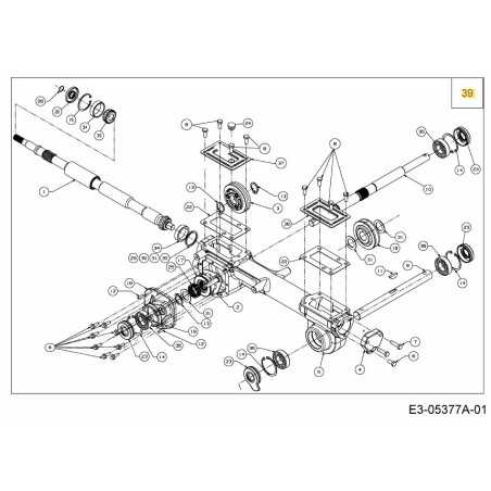 BOÎTE DE VITESSES COMPLÈTE 618-04759 ORIGINALE MTD | NewgardenParts.com