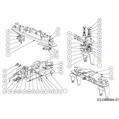 Chape de direction à engrenages 717-04822 ORIGINAL MTD | NewgardenParts.com
