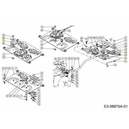 Chape de direction à engrenages 717-04825 ORIGINAL MTD | NewgardenParts.com