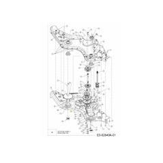 MARCIA CARATTERISTICA 44T 717-1587 ORIGINALE MTD | NewgardenParts.com