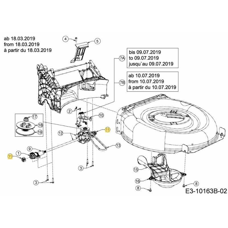 ENGRANAJE: TRENES: 9T 717-05446 ORIGINAL MTD ENGRANAJE: TRENES: 9T 717-05446 ORIGINAL MTD