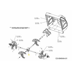 RIDUTTORE ASM 30" COCLEA 618-06039 ORIGINALE MTD | NewgardenParts.com