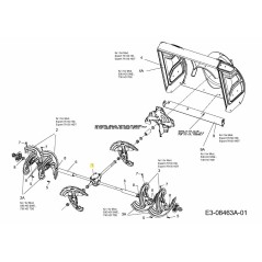 RIDUTTORE ASM 30" COCLEA 618-06061 ORIGINALE MTD | NewgardenParts.com