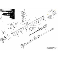 GEARBOX ASSEMBLY 092.63.489 ORIGINAL MTD | NewgardenParts.com