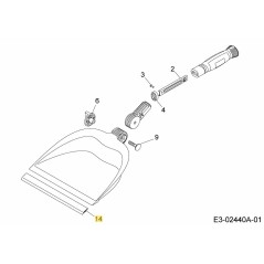 DUST PAN LIP 3912200 ORIGINAL MTD | NewgardenParts.com