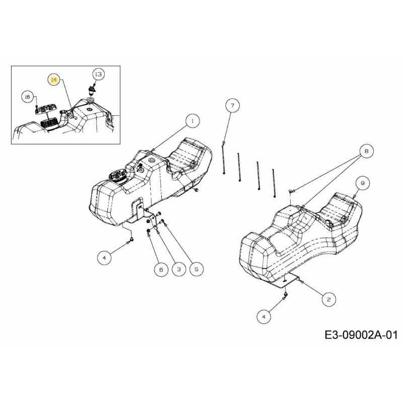 ŒILLET DE RÉSERVOIR DE CARBURANT 02002253 ORIGINAL MTD ŒILLET DE RÉSERVOIR DE CARBURANT 02002253 ORIGINAL MTD
