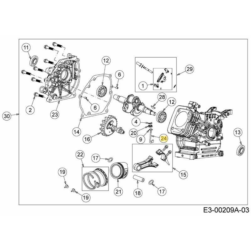 ARBRE PRINCIPAL DE RÉGULATEUR 751-14053 ORIGINAL MTD